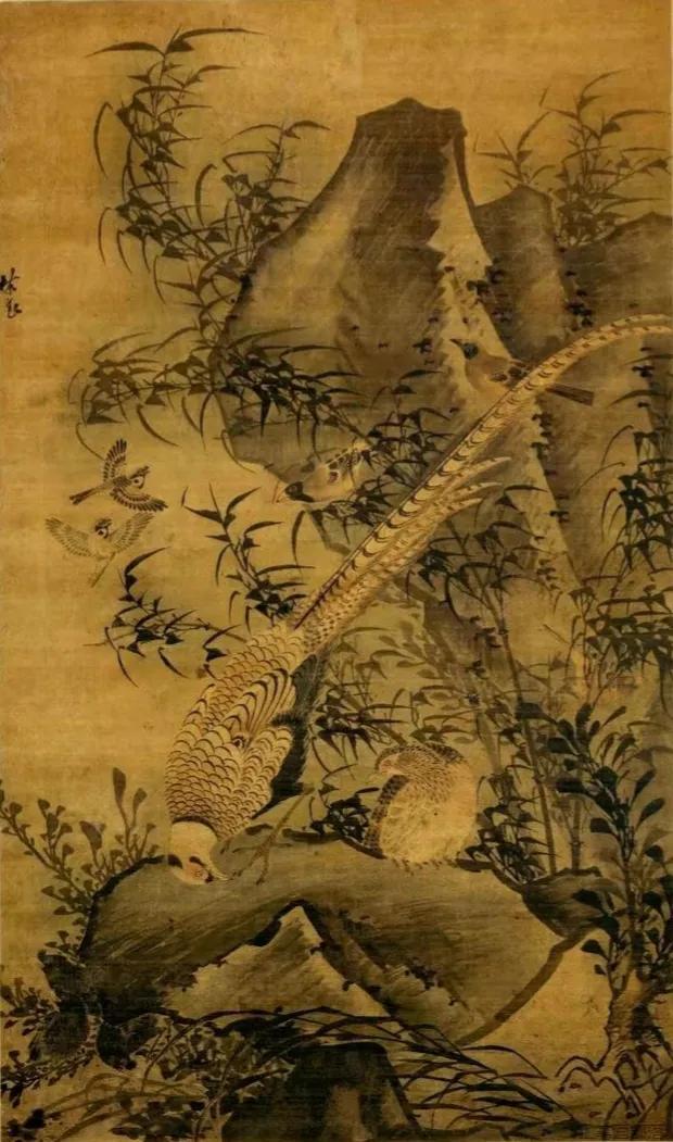 古代名画：林良《 雉鸡图》欣赏