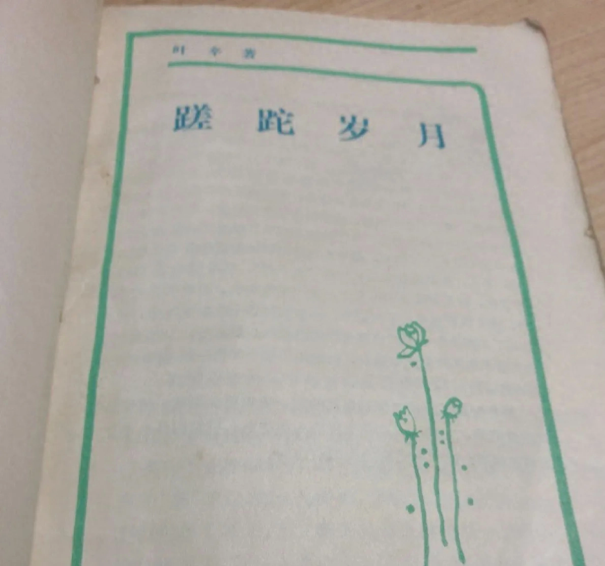 藏书：叶辛《蹉跎岁月》当代长篇小说