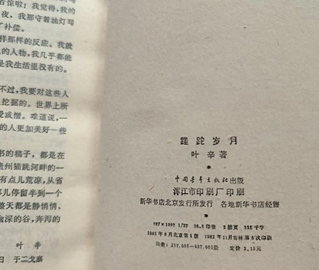 藏书：叶辛《蹉跎岁月》当代长篇小说