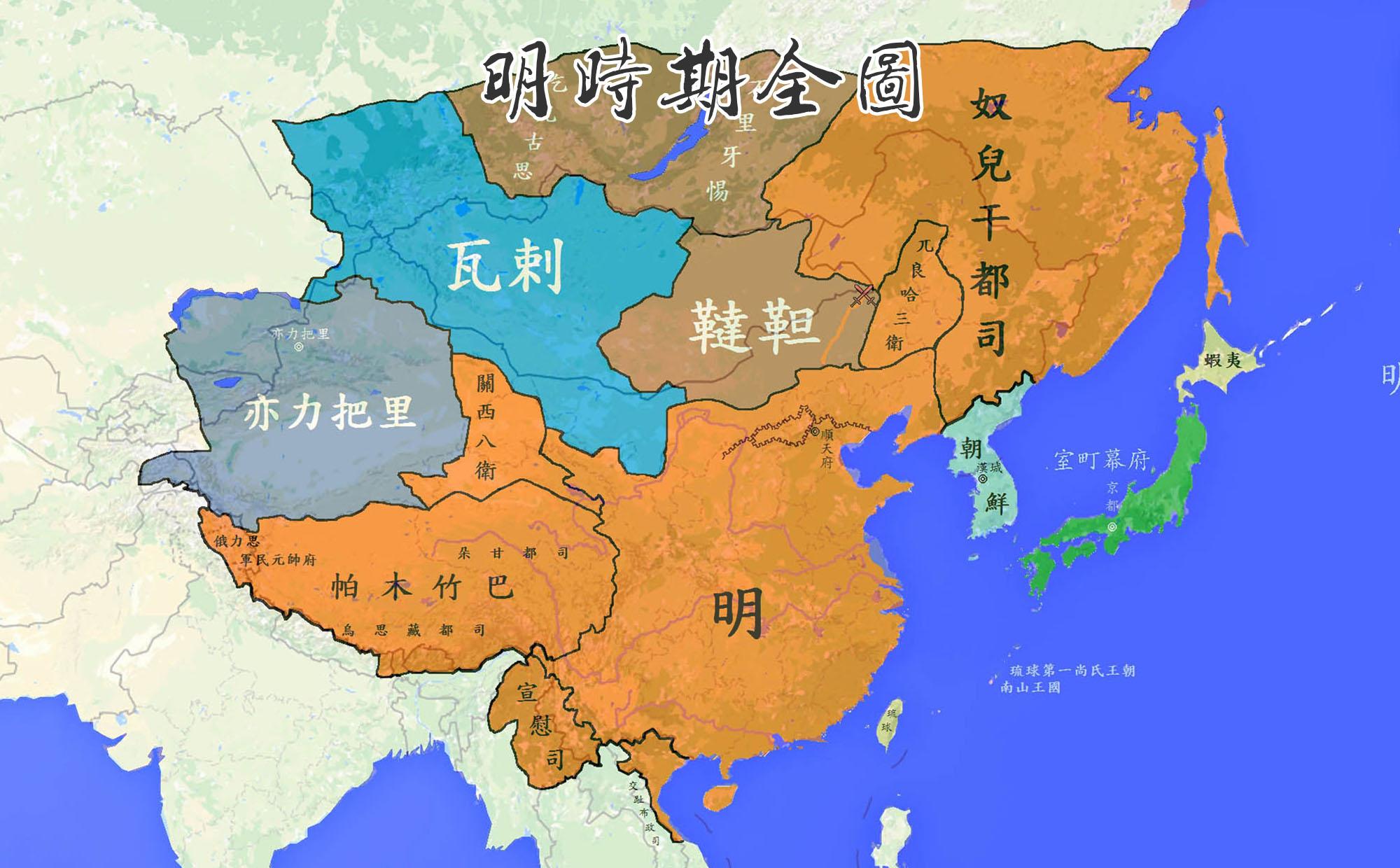 中国历代王朝疆域有多大？