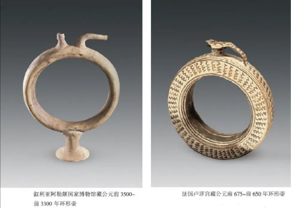 中国文物介绍及图片：隋代鸡首环形壶