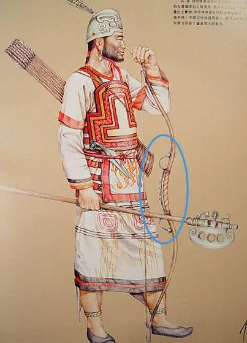 中国文物介绍及图片：商代八角星纹弓形器