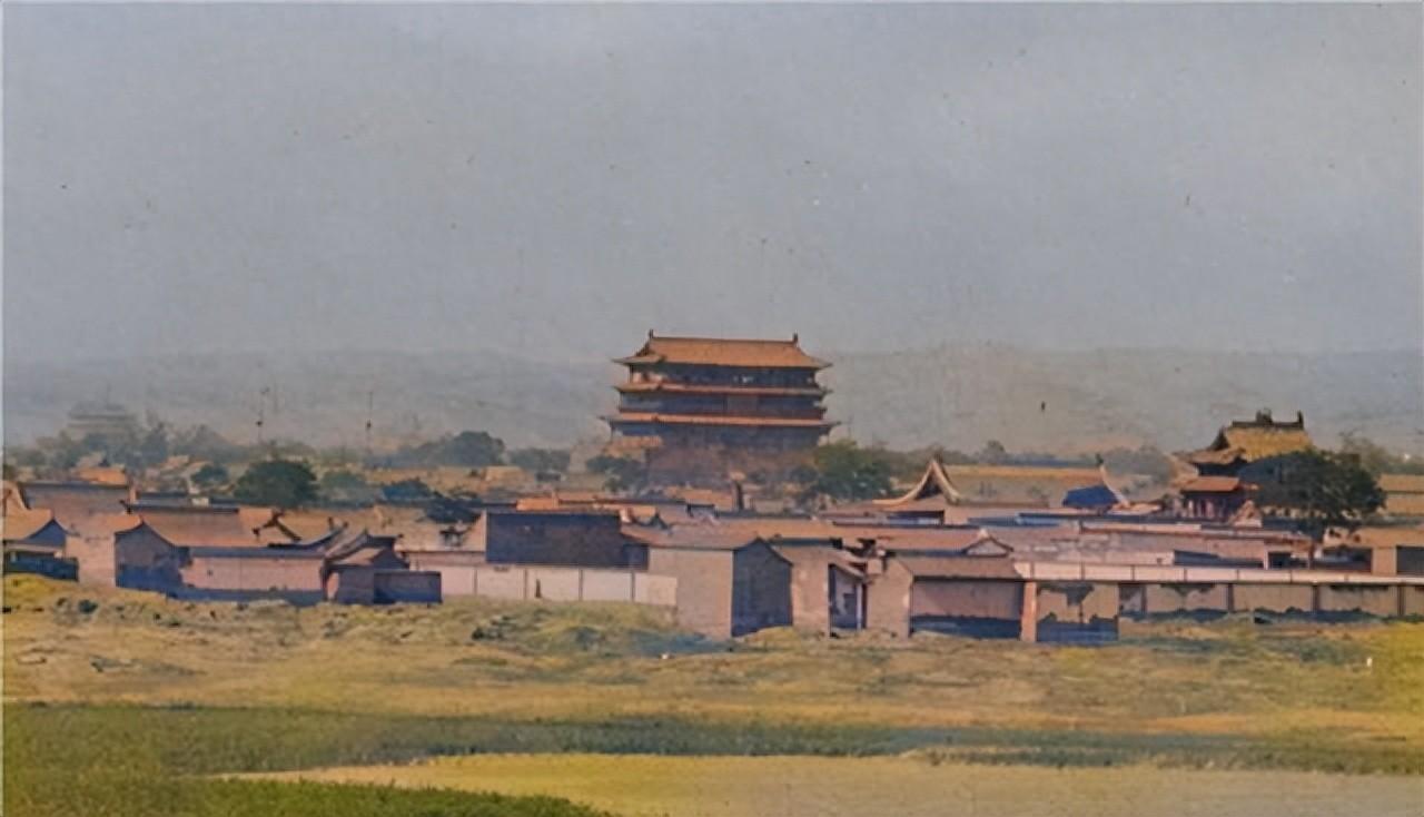 1909年的太原府老照片，未被保护的太原古城