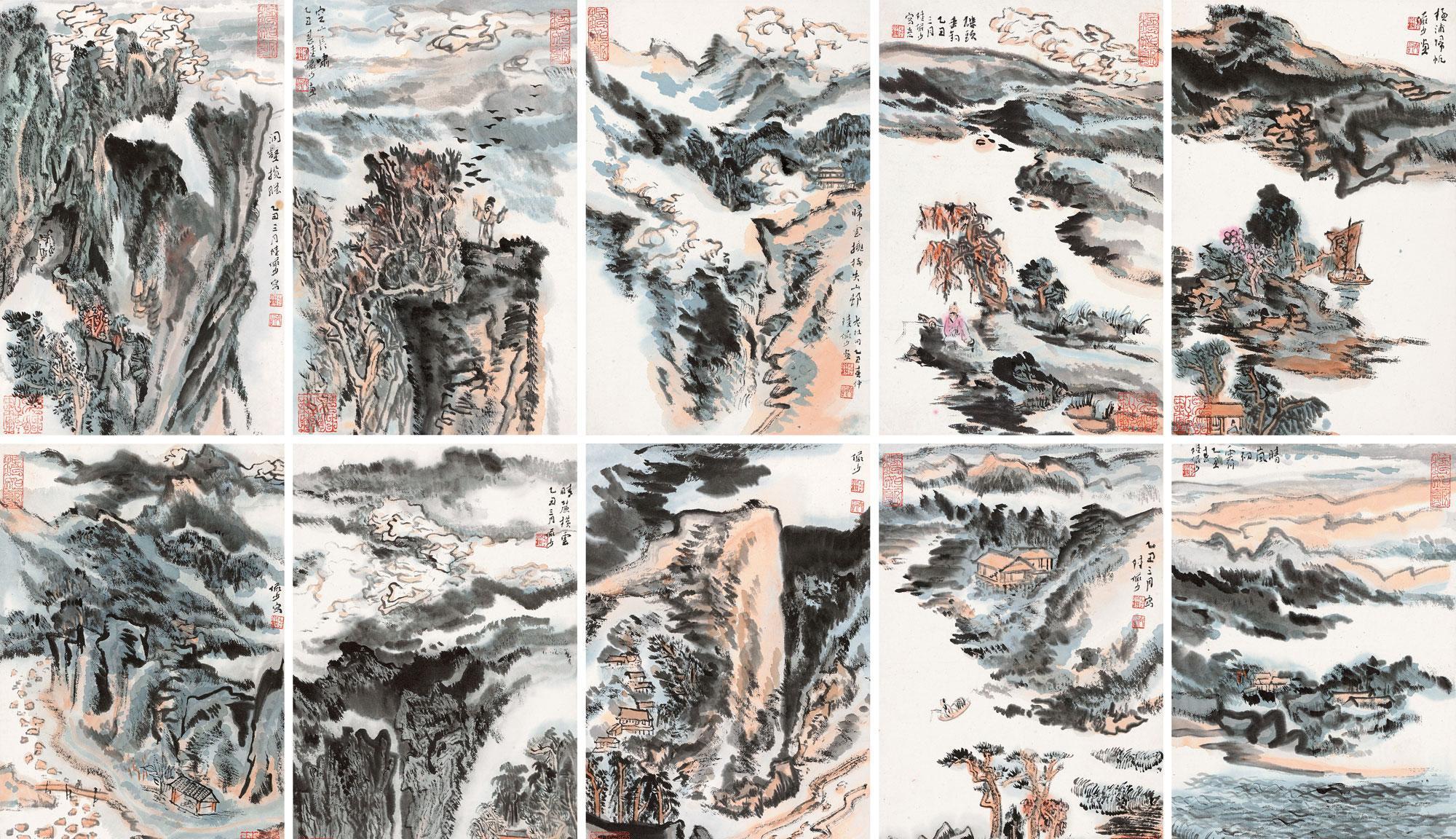 中国近代已知的最贵的10幅国画