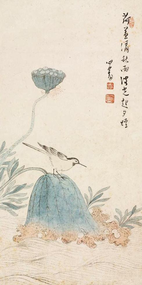 近代名家溥儒四幅花鸟画作品图片欣赏