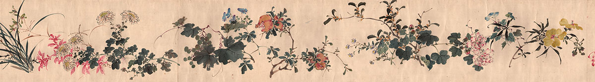 [清] 蒋廷锡《四季花卉图》