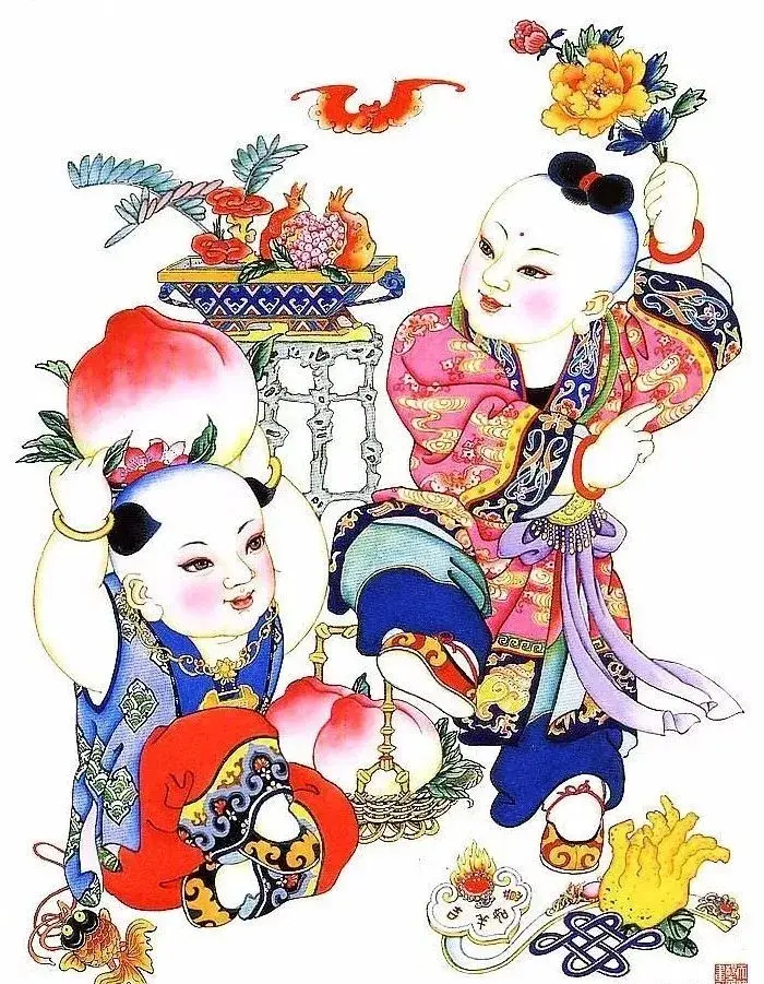 新春佳节赏年画，作品欣赏大全呈现中国画别样之美！