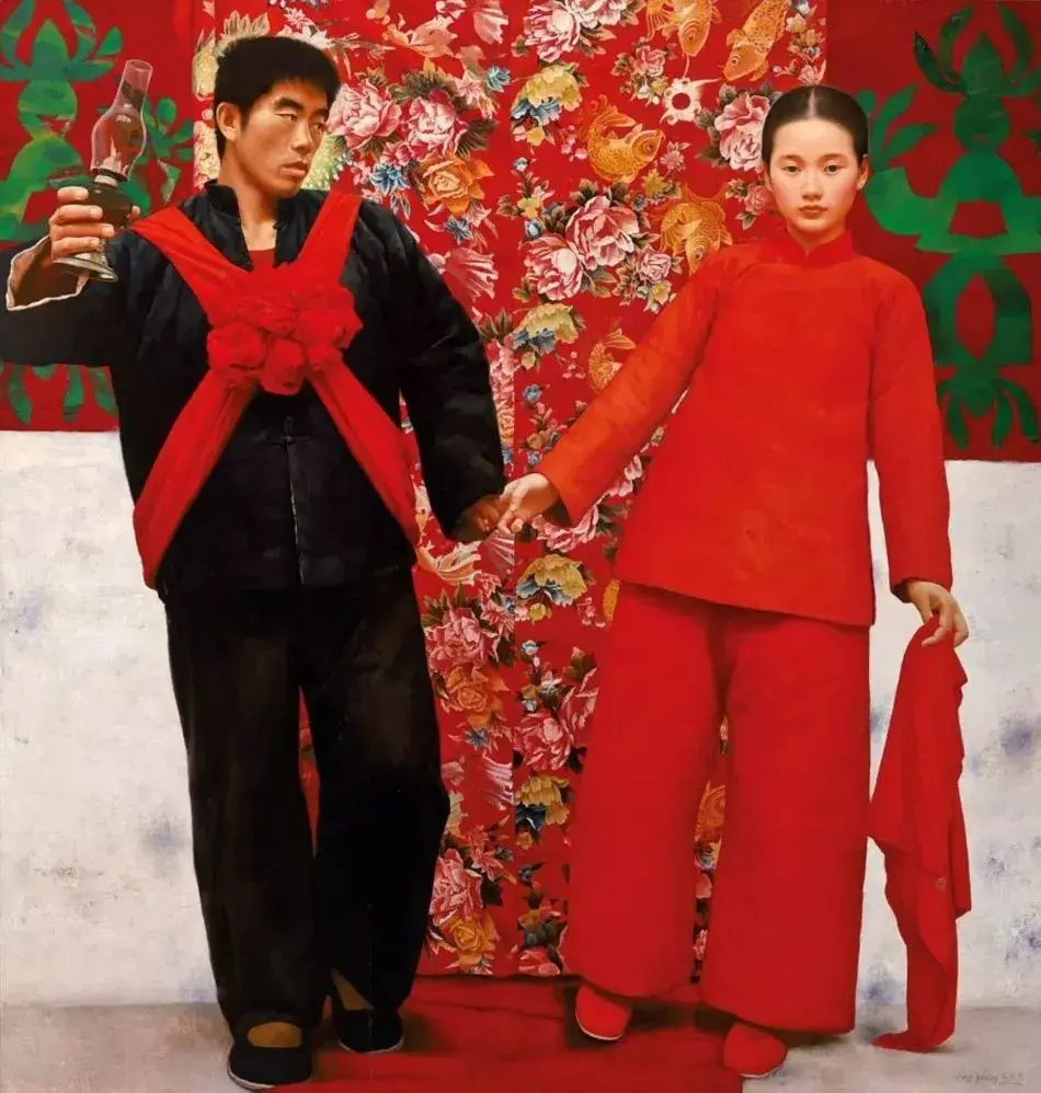 王沂东的油画艺术，画出了绘画界的一片红！